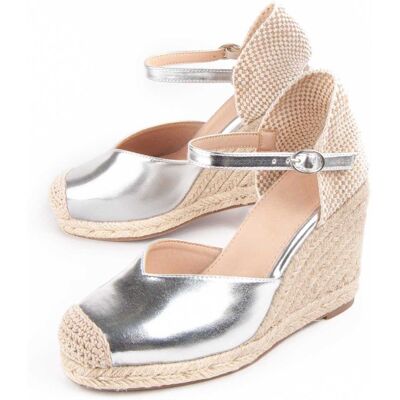 Montevita Wedge Sparto Balenci4 Srebrny Montevita Wedge Sparto Balenci4 Srebrny