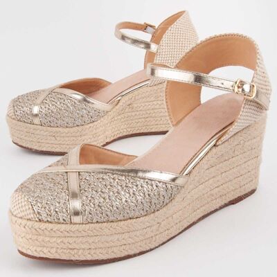 Montevita Wedge Sparto Balenci9 Gold Montevita Wedge Sparto Balenci9 Gold
