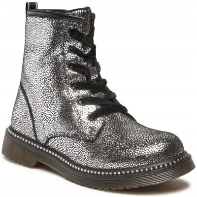 Inny producent NELLI BLU BUTY DZIECIĘCE BOTKI SREBRNE TRAPERY 36 5GA Inny producent NELLI BLU BUTY DZIECIĘCE BOTKI SREBRNE TRAPERY 36 5GA