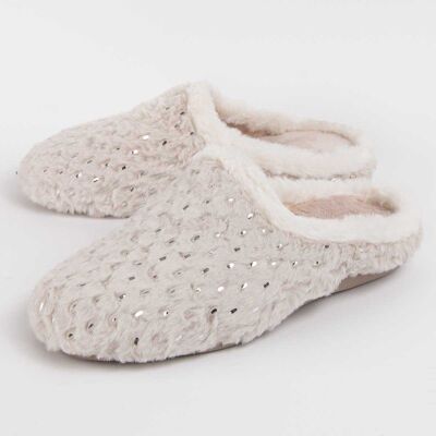 MONTEVITA Northome Pantofel Aurslip Be?owy MONTEVITA Northome Pantofel Aurslip Be?owy