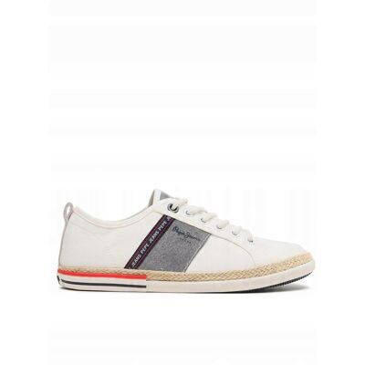 Pepe Jeans Espadryle Męskie Białe Sznurowane Casual 42 Awe Pepe Jeans Espadryle Męskie Białe Sznurowane Casual 42 Awe