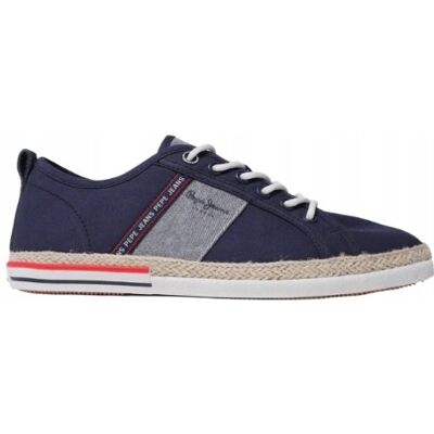 Pepe Jeans Espadryle Męskie Granatowe Casual Sznurowane 41 Awe Pepe Jeans Espadryle Męskie Granatowe Casual Sznurowane 41 Awe