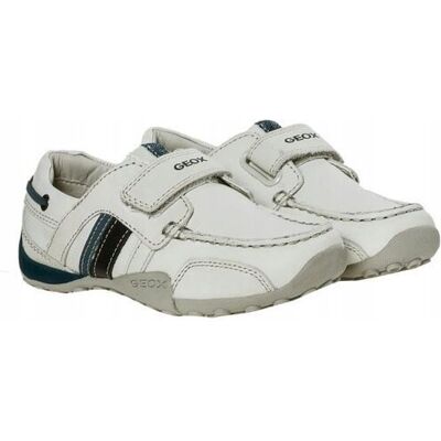 Półbuty Buty dziecięce Snakemoc Geox rozmiar 28 B3216E 04332 C1167 WHITE/AVIO Półbuty Buty dziecięce Snakemoc Geox rozmiar 28 B3216E 04332 C1167 WHITE/AVIO