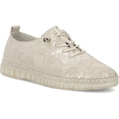 Półbuty damskie sneakersy złote Filippo DP7810 buty skórzane wygodne-38 Półbuty damskie sneakersy złote Filippo DP7810 buty skórzane wygodne-38