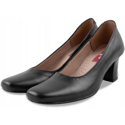 Modus Półbuty Damskie Wyjściowe Buty Czarne Eleganckie Skórzane 35 Modus Półbuty Damskie Wyjściowe Buty Czarne Eleganckie Skórzane 35