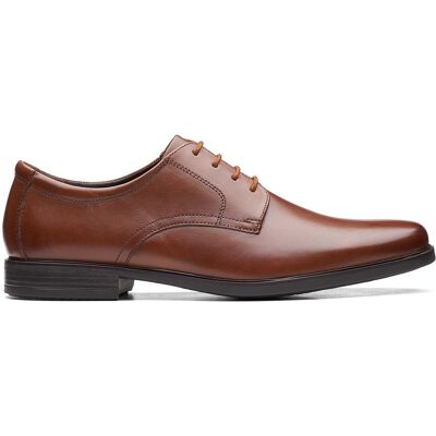 Półbuty męskie Clarks Howard Walk brązowe 41 Półbuty męskie Clarks Howard Walk brązowe 41