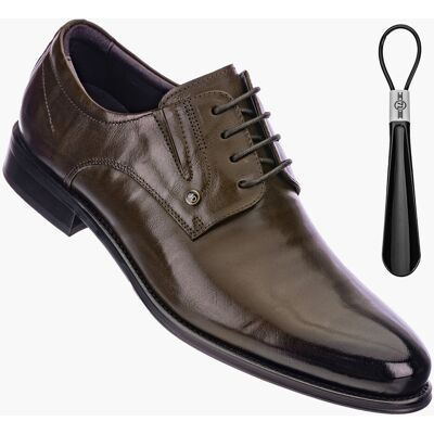 Półbuty Męskie JOHN DOUBARE Brązowe Buty Skórzane Wizytowe PREMIUM 45 Półbuty Męskie JOHN DOUBARE Brązowe Buty Skórzane Wizytowe PREMIUM 45
