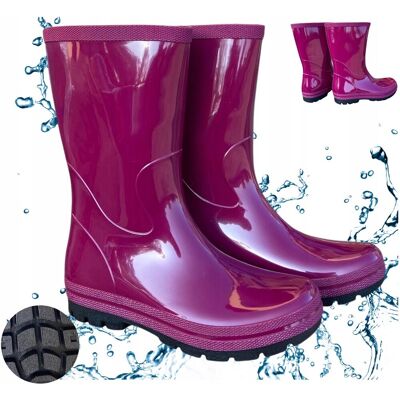 inna (Inny) POLSKIE Kalosze Damskie wysokie gumowce robocze bordowe Lekkie Wygodne 41 inna (Inny) POLSKIE Kalosze Damskie wysokie gumowce robocze bordowe Lekkie Wygodne 41