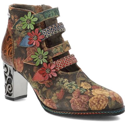 Inny producent Pomarańczowe Botki Laura Vita Eleganckie Buty Na Obcasie Inny producent Pomarańczowe Botki Laura Vita Eleganckie Buty Na Obcasie