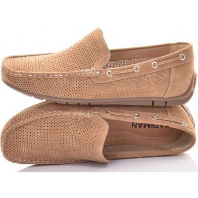 Inny producent PRZEWIEWNE MĘSKIE MOKASYNY WSUWANE SKÓRZANE BUTY CASUAL BRĄZOWE Inny producent PRZEWIEWNE MĘSKIE MOKASYNY WSUWANE SKÓRZANE BUTY CASUAL BRĄZOWE