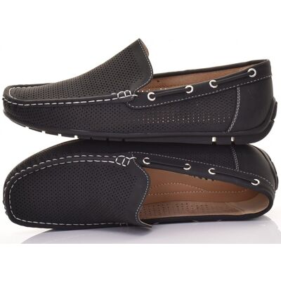 Inny producent PRZEWIEWNE MĘSKIE MOKASYNY WSUWANE SKÓRZANE BUTY CASUAL CZARNE Inny producent PRZEWIEWNE MĘSKIE MOKASYNY WSUWANE SKÓRZANE BUTY CASUAL CZARNE