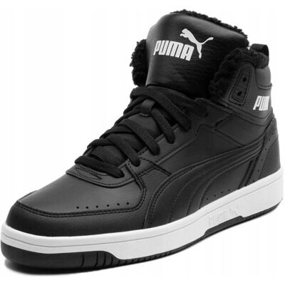 Inny producent PUMA SPORTOWE CZARNE WYSOKIE BUTY Z FUTERKIEM 37,5 6GA Inny producent PUMA SPORTOWE CZARNE WYSOKIE BUTY Z FUTERKIEM 37,5 6GA