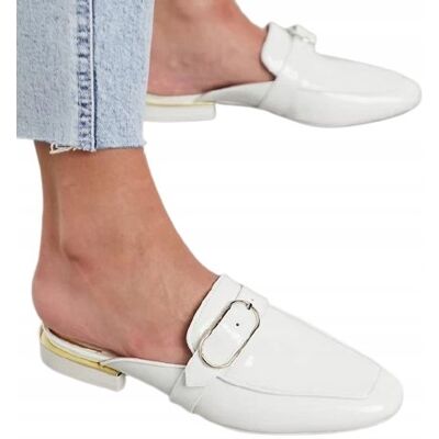 Inny producent Reiss Klapki Eleganckie Skórzane Damskie 39 3l2g3* Inny producent Reiss Klapki Eleganckie Skórzane Damskie 39 3l2g3*