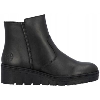 Rieker Botki Damskie Czarne X9165-01-BLACK r.37 Rieker Botki Damskie Czarne X9165-01-BLACK r.37