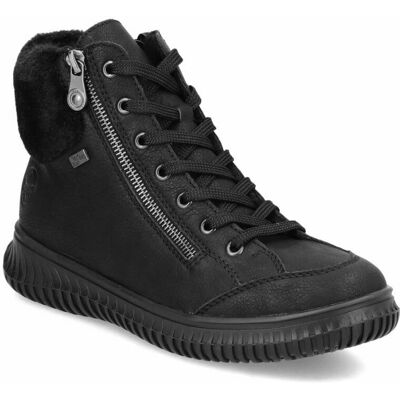 Rieker Botki Damskie Ocieplane Na Platformie Black-39 Rieker Botki Damskie Ocieplane Na Platformie Black-39