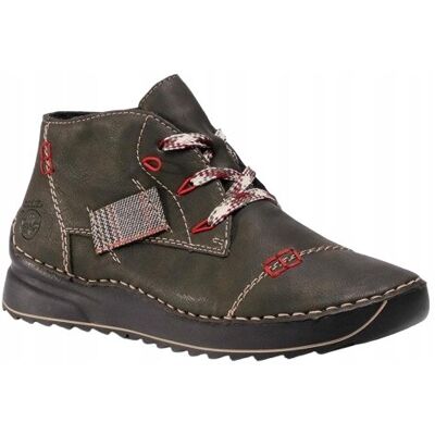 Inny producent RIEKER BOTKI DAMSKIE OCIEPLANE SZNUROWANE KHAKI 42 16AA Inny producent RIEKER BOTKI DAMSKIE OCIEPLANE SZNUROWANE KHAKI 42 16AA