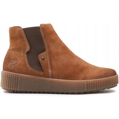 Rieker - Schlupf/Reißverschlussstiefelette - Warmfutter - Damen - Kozaki Rieker - Schlupf/Reißverschlussstiefelette - Warmfutter - Damen - Kozaki