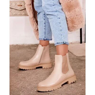 Inny producent Royalfashion Botki damskie eko skórzane Dovivas-39 Inny producent Royalfashion Botki damskie eko skórzane Dovivas-39