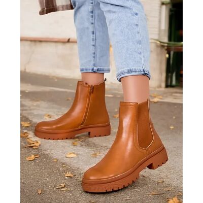 Inny producent Royalfashion Botki damskie eko skórzane Dovivas-39 Inny producent Royalfashion Botki damskie eko skórzane Dovivas-39