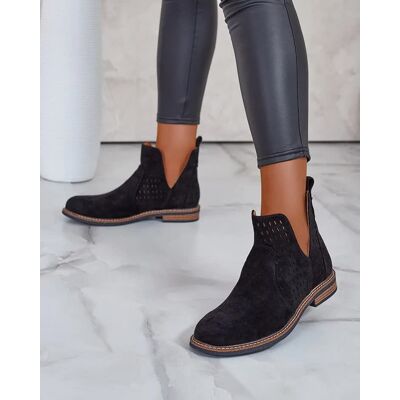 Inny producent Royalfashion Botki damskie eko zamszowe Ovilla-38 Inny producent Royalfashion Botki damskie eko zamszowe Ovilla-38