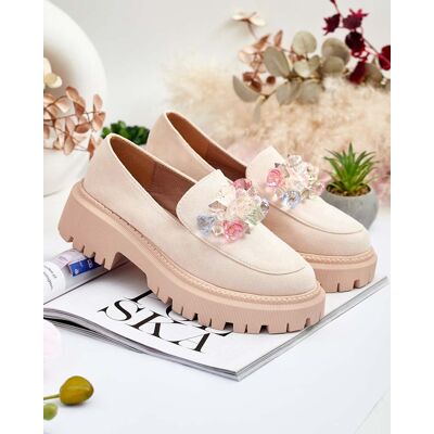 Inny producent Royalfashion Damskie mokasyny z kolorowymi koralikami Hetika-40 Inny producent Royalfashion Damskie mokasyny z kolorowymi koralikami Hetika-40