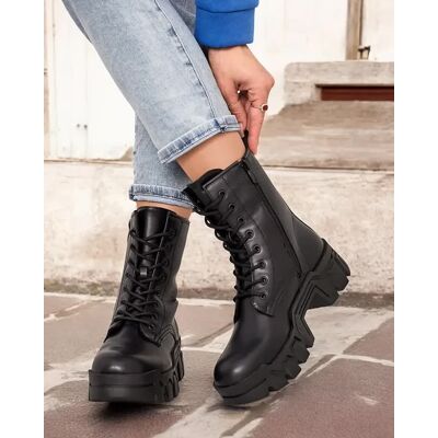 Inny producent Royalfashion Damskie wysokie botki typu workery Sodafia-41 Inny producent Royalfashion Damskie wysokie botki typu workery Sodafia-41