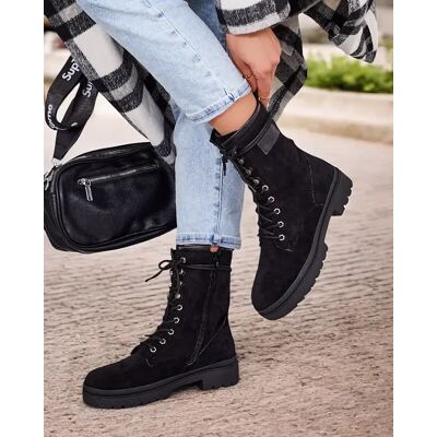 Inny producent Royalfashion Damskie wysokie botki typu workery Subus-36 Inny producent Royalfashion Damskie wysokie botki typu workery Subus-36