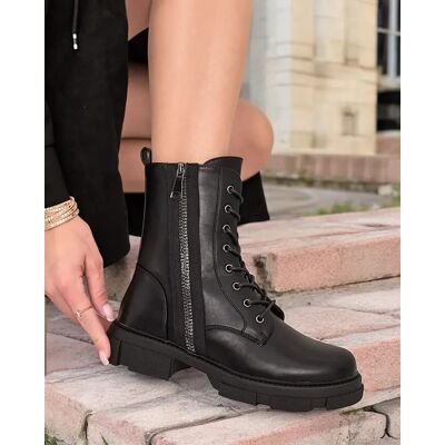 Inny producent Royalfashion Damskie wysokie botki typu workery Uvilla-41 Inny producent Royalfashion Damskie wysokie botki typu workery Uvilla-41