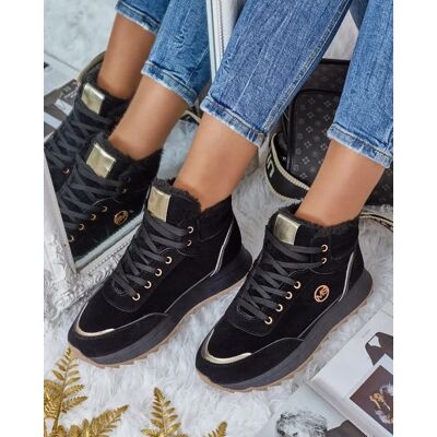 Inny producent Royalfashion Ocieplane sneakersy damskie z futerkiem Casill-37 Inny producent Royalfashion Ocieplane sneakersy damskie z futerkiem Casill-37