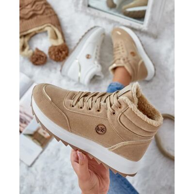 Inny producent Royalfashion Ocieplane sneakersy damskie z futerkiem Casill-40 Inny producent Royalfashion Ocieplane sneakersy damskie z futerkiem Casill-40