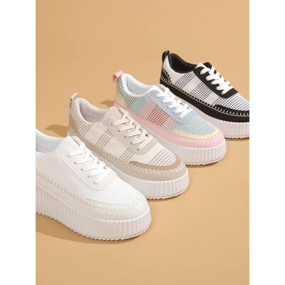 Inny producent Royalfashion Sportowe sneakersy damskie na platformie Siserra Inny producent Royalfashion Sportowe sneakersy damskie na platformie Siserra