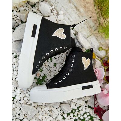 Inny producent Royalfashion Wysokie trampki damskie Tris-40 Inny producent Royalfashion Wysokie trampki damskie Tris-40