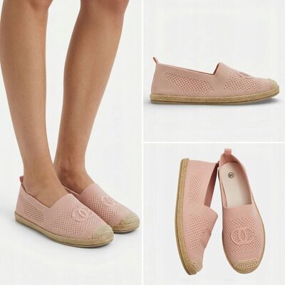 Inny producent Różowe Damskie półbuty slip on Heili 40 Inny producent Różowe Damskie półbuty slip on Heili 40