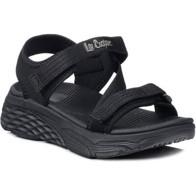 Sandały damskie sportowe na rzepy tekstylne czarne Lee Cooper 2330L-36 Sandały damskie sportowe na rzepy tekstylne czarne Lee Cooper 2330L-36