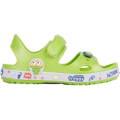 Sandały dla dzieci Coqui Yogi zielone 8861-632-1546A-22-23 Sandały dla dzieci Coqui Yogi zielone 8861-632-1546A-22-23