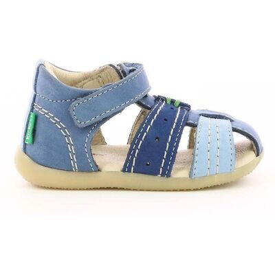 Sandały dziecięce Kickers BIGBAZAR-8 BLEU TRICOLORE-22 Sandały dziecięce Kickers BIGBAZAR-8 BLEU TRICOLORE-22
