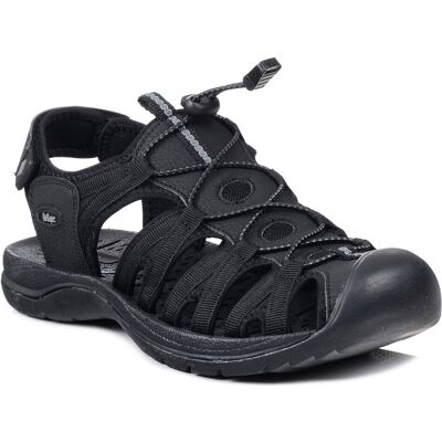 Sandały męskie sportowe trekkingowe zabudowane czarne Lee Cooper 2313M-42 Sandały męskie sportowe trekkingowe zabudowane czarne Lee Cooper 2313M-42
