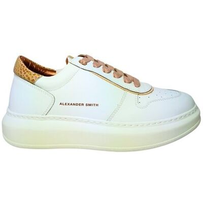 Scarpe Donna Alexander Smith Sneakers Cambridge Woman, White Nude Scarpe Donna Alexander Smith Sneakers Cambridge Woman, White Nude