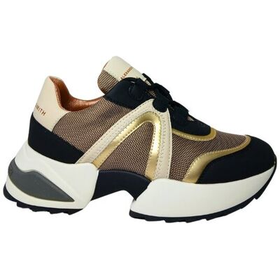 Scarpe Donna Alexander Smith Sneakers Marble Woman-Black Gold Scarpe Donna Alexander Smith Sneakers Marble Woman-Black Gold
