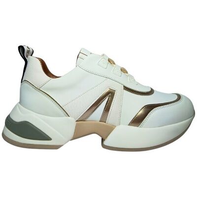 Scarpe Donna Alexander Smith Sneakers Marble Woman White Gold Scarpe Donna Alexander Smith Sneakers Marble Woman White Gold