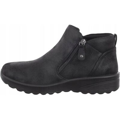 Inny producent SKECHERS DAMSKIE BOTKI ZA KOSTKĘ CZARNE Z SUWAKIEM 39 16GA Inny producent SKECHERS DAMSKIE BOTKI ZA KOSTKĘ CZARNE Z SUWAKIEM 39 16GA