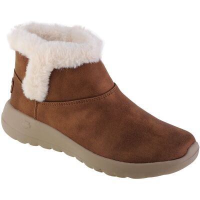 Skechers On The Go Joy - Endeavor 144013-Csnt, Damskie, Buty Zimowe, Brązowy Skechers On The Go Joy - Endeavor 144013-Csnt, Damskie, Buty Zimowe, Brązowy