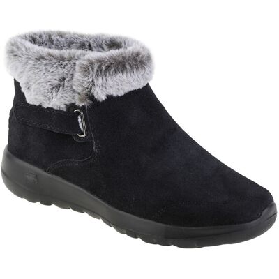 Skechers On The Go Joy - First Glance 144041-Bkgy, Damskie, Buty Zimowe, Czarne Skechers On The Go Joy - First Glance 144041-Bkgy, Damskie, Buty Zimowe, Czarne