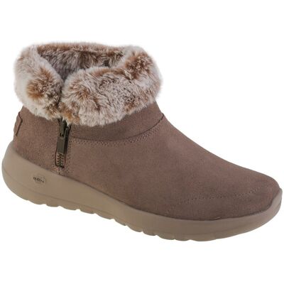 Skechers On The Go Joy-Savvy 144003-Dktp, Damskie, Buty Zimowe, Brązowy Skechers On The Go Joy-Savvy 144003-Dktp, Damskie, Buty Zimowe, Brązowy