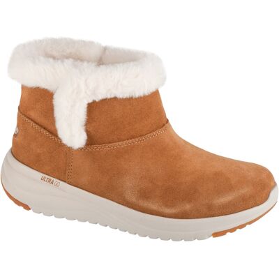 Skechers On-The-Go Stellar - Cozy Step 144775-CSNT, Damskie, buty zimowe, Beżowy Skechers On-The-Go Stellar - Cozy Step 144775-CSNT, Damskie, buty zimowe, Beżowy