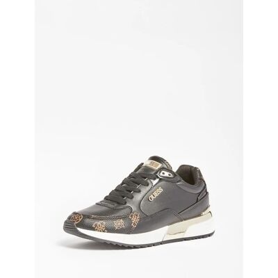 sneakers donna guess fl5mox fal12 blkbr sneakers donna guess fl5mox fal12 blkbr