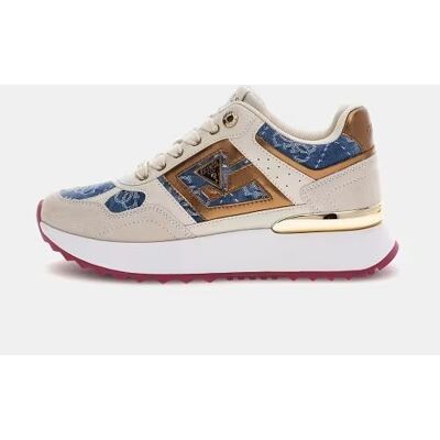 sneakers donna guess fltkor fal12 korenzo blue sneakers donna guess fltkor fal12 korenzo blue