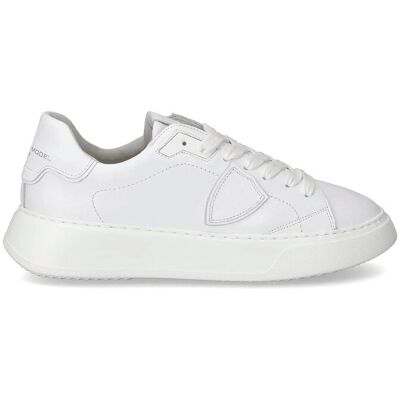sneakers donna philippe model paris btld v001 temple veau blanv sneakers donna philippe model paris btld v001 temple veau blanv