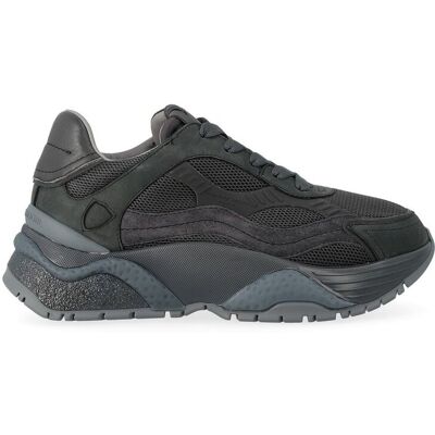 sneakers donna philippe model paris bzld nr03 odeon nubuck resau - anthracite sneakers donna philippe model paris bzld nr03 odeon nubuck resau - anthracite
