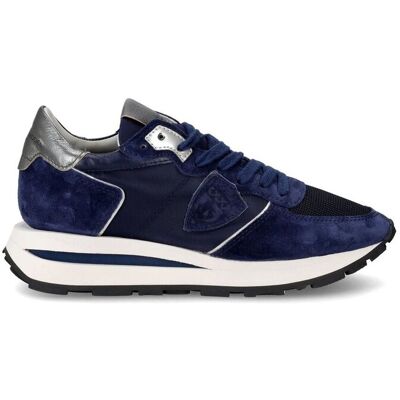 sneakers donna philippe model paris tkld w001 - tropez haute mondial bluette sneakers donna philippe model paris tkld w001 - tropez haute mondial bluette
